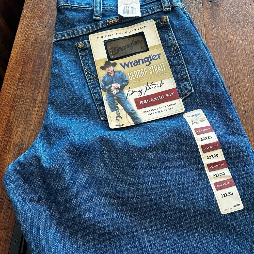Wrangler Men's Relaxed Fit Denim Jeans